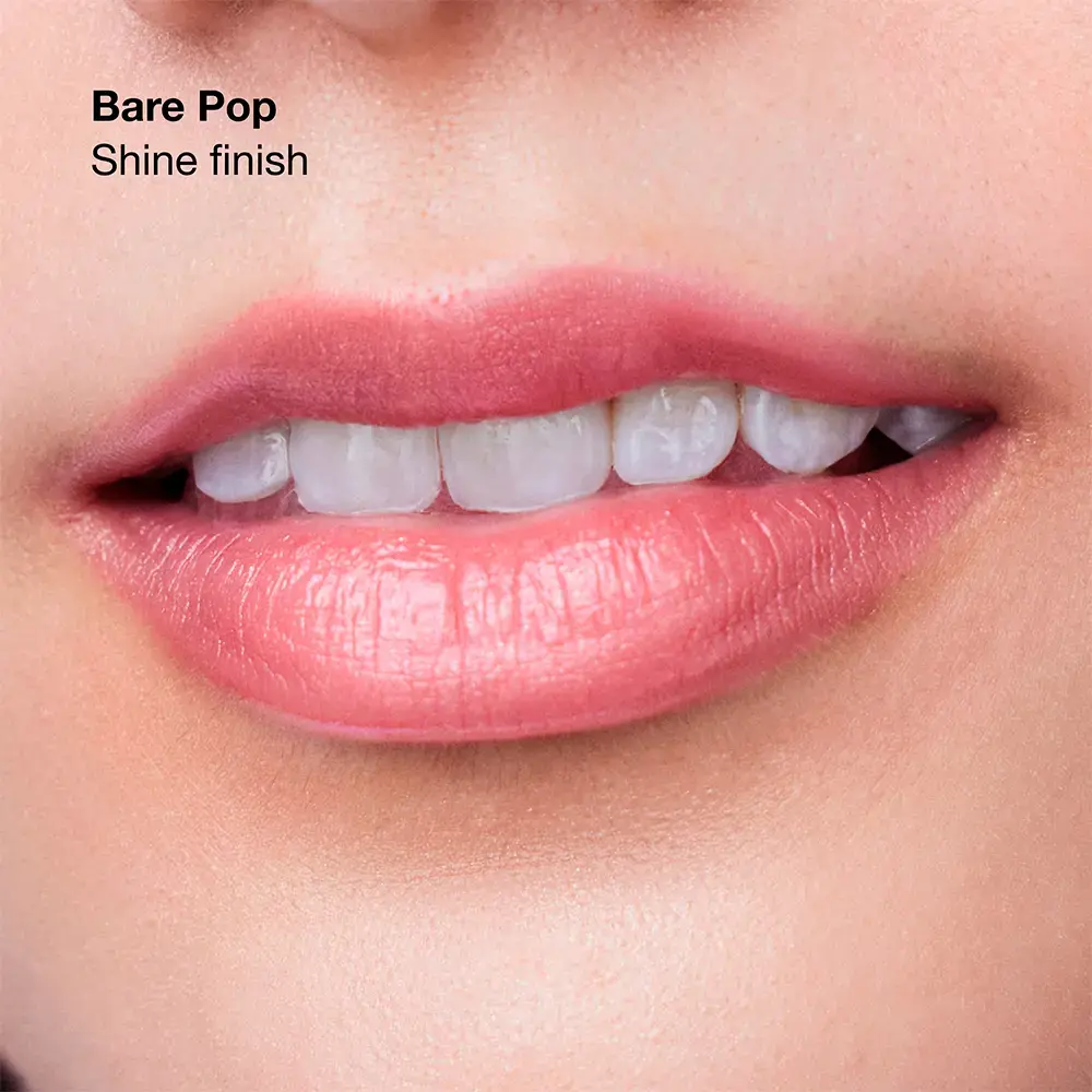 CLINIQUE POP LONGWEAR SHINE Lipstick #Bare Pop CLINIQUE POP LONGWEAR SHINE Lipstick #Bare Pop
