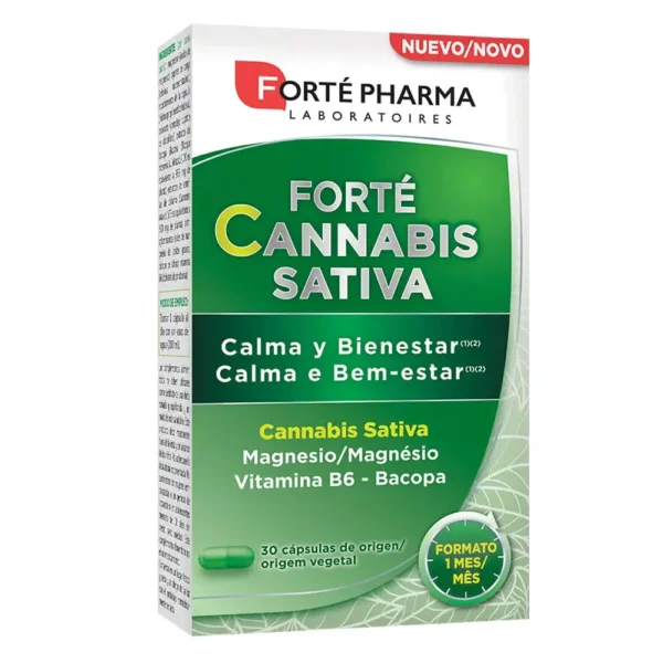 FORTÉ PHARMA CANNABIS SATIVA Food Supplement 30 capsules, EAN 8470002040465