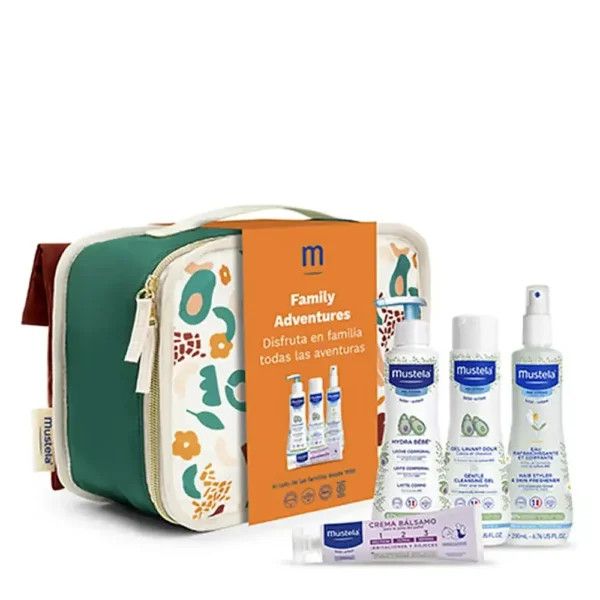 MUSTELA FAMILY ADVENTURE SUITCASE set 5 pcs, EAN 8436034154242