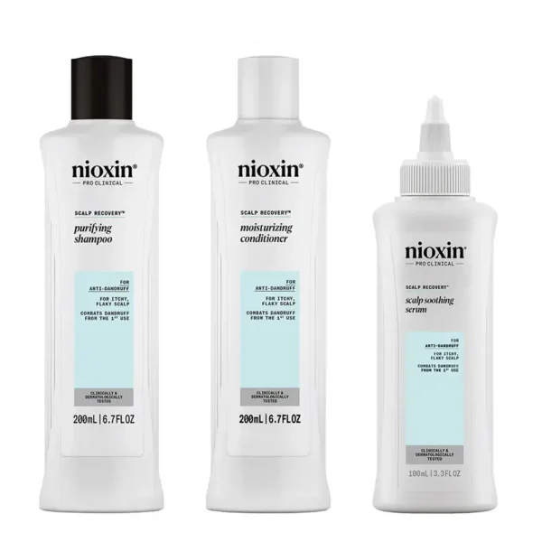 NIOXIN SCALP RECOVERY SYSTEM Anti-Dandruff Set for Itchy Scalp 3 pcs, EAN 4064666844169