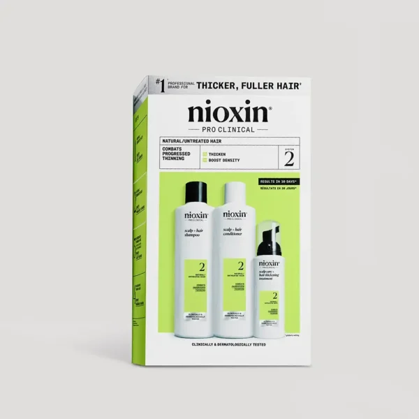 NIOXIN SYSTEM 2 Treatment for Natural Hair with Advanced Weakening Set 3 pcs