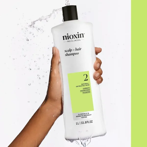 NIOXIN SYSTEM 2 Shampoo for Natural Hair with Advanced Weakening 1000 ml