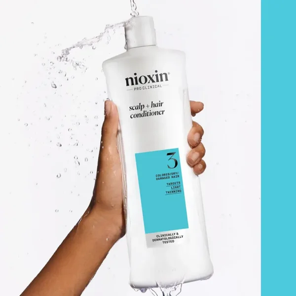 NIOXIN SYSTEM 3 Conditioner for Dyed and Damaged Hair with Mild Weakening 1000 ml