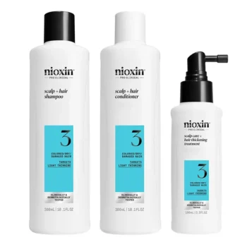 NIOXIN SYSTEM 3 Treatment for Dyed and Damaged Hair with Mild Weakening Set 3 pcs, EAN 4064666844015