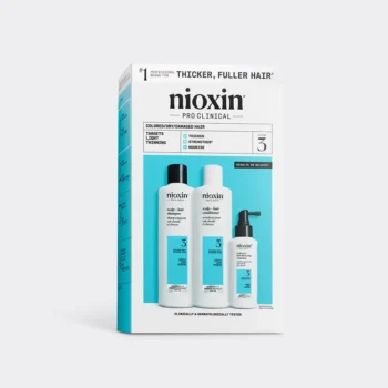 NIOXIN SYSTEM 3 Treatment for Dyed and Damaged Hair with Mild Weakening Set 3 pcs