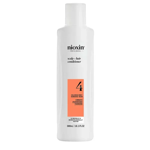 NIOXIN SYSTEM 4 Conditioner for Dyed and Damaged Hair with Advanced Weakening 300 ml, EAN 4064666842882