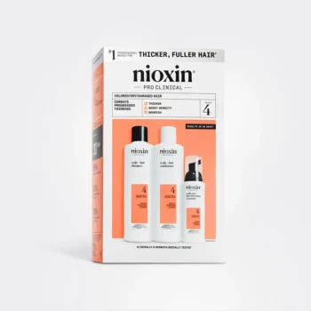 NIOXIN SYSTEM 4 Treatment for Dyed and Damaged Hair with Advanced Weakening Set 3 pcs