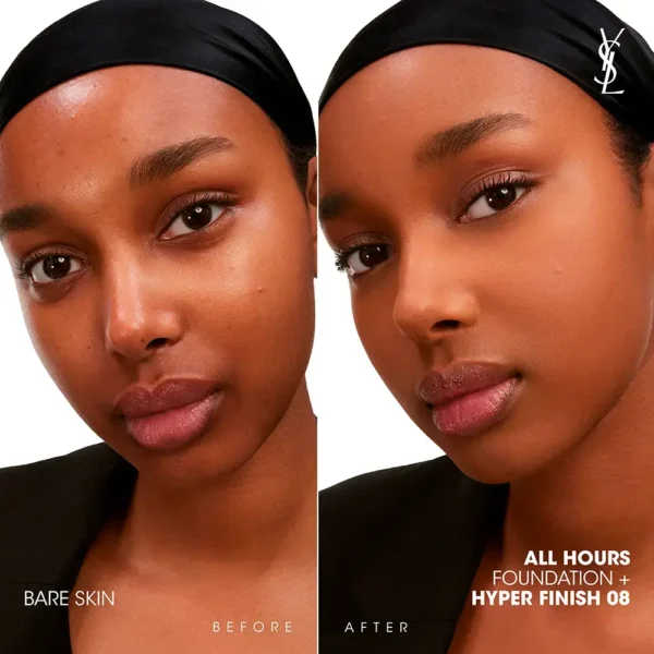 YVES SAINT LAURENT ALL HOURS HYPER FINISH Многофункционална матираща пудра #8 - Изображение 3