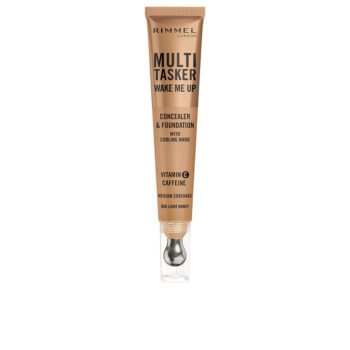 RIMMEL LONDON Correttore e fondotinta MULTITASKER WAKE ME UP #Light Miele 20 ml