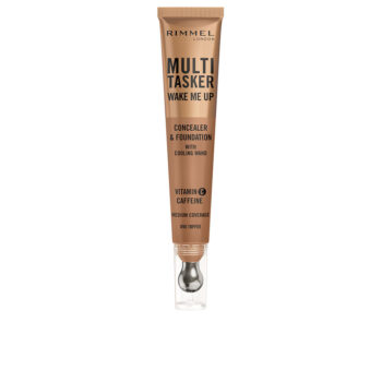 RIMMEL LONDON MULTITASKER WAKE ME UP correttore e fondotinta #Toffee 20 ml