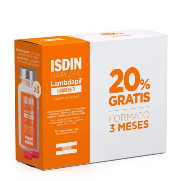 ISDIN LAMBDAPIL Hairdensity Capsules 180 capsules, EAN 8470001759269