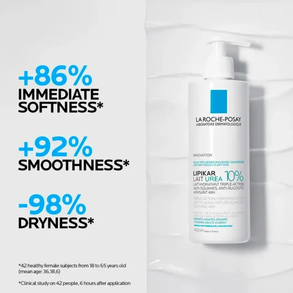 LA ROCHE POSAY LIPIKAR LAIT UREA 10+ Triple-Action Hydrating Lotion 400 ml