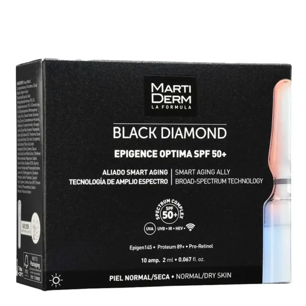 MARTIDERM BLACK DIAMOND EPIGENCE OPTIMA Ampoules for normal/dry skin SPF50+ 30 x 2 ml