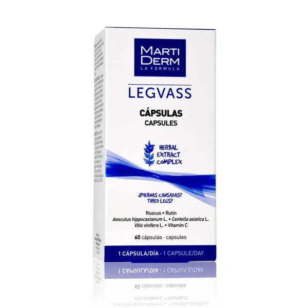 MARTIDERM LEGVASS Capsules for Tired Legs 60 pcs