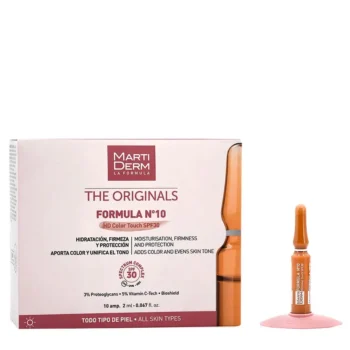 MARTIDERM THE ORIGINALS FORMULA Nº10 Ampoules SPF30 10 x 2 ml MARTIDERM THE ORIGINALS FORMULA Nº10 Ampoules SPF30 10 x 2 ml, EAN 8436589050525