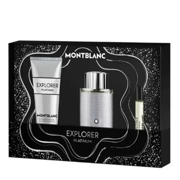 MONTBLANC EXPLORER PLATINUM set 3 pcs, EAN 3386460148054