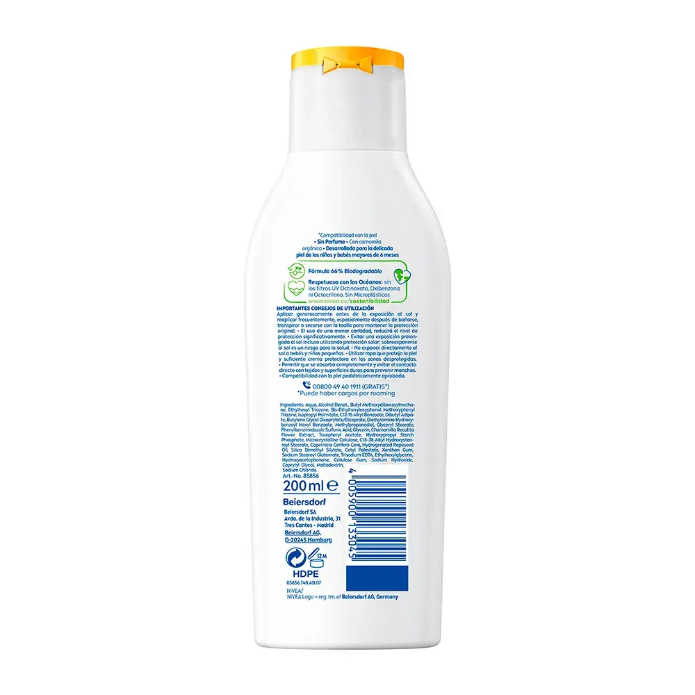 NIVEA SUN Crema solare per neonati e bambini SPF50+ 200ml