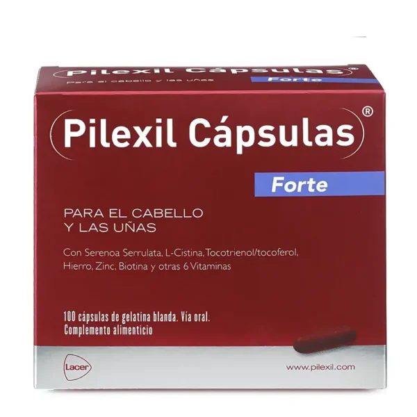 PILEXIL FORTE CAPSULES for Hair and Nails 100 capsules, EAN 8470001669049