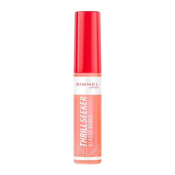 RIMMEL LONDON THRILL SEEKER Lip Gloss #250-peachy vibes