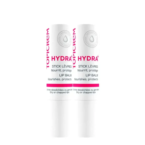 TOPICREM HYDRA+ Ultra-Hydrating Lip Balm pack 2 x 4 gr, EAN 3700281705447