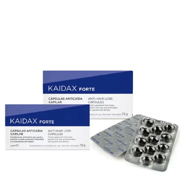 TOPICREM KAIDAX FORTE Anti-Hair Loss Capsules pack 2 x 60 capsules, EAN 8437015822129