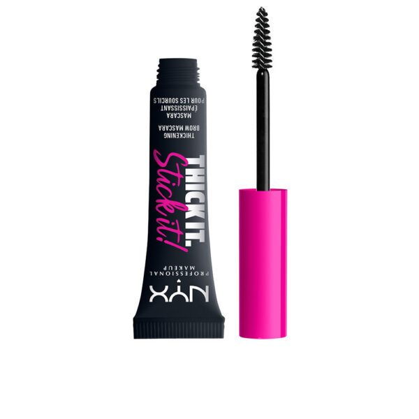 NYX PROFESSIONAL MAKE UP THICK IT. STICK IT! brow mascara #black 1 u