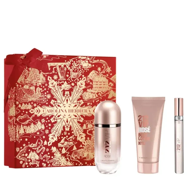 CAROLINA HERRERA 212 VIP ROSÉ set 3 pcs, EAN 8411061101933