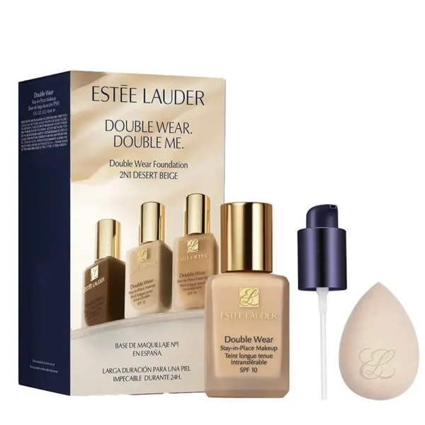 ESTEE LAUDER DOUBLE WEAR Foundation #Ivory beige set 3 pcs, EAN 0887167801127