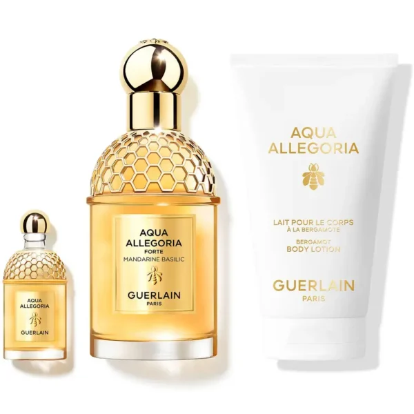 GUERLAIN AQUA ALLEGORIA MANDARINE BASILIC FORTE set 3 pcs