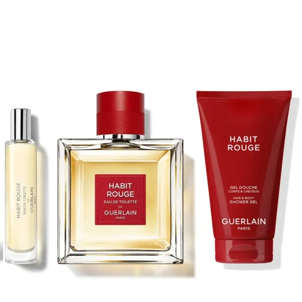 GUERLAIN HABIT ROUGE set 3 pcs