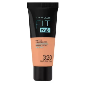 MAYBELLINE FIT ME! Fondotinta MATTE+PORELESS #320-natural tan, Codice EAN 3600531369484