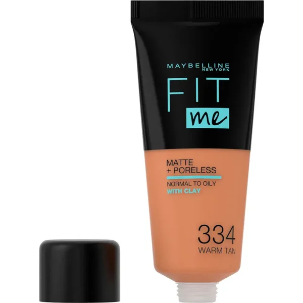 MAYBELLINE FIT ME! MATTE+PORELESS Foundation #334-warm tan