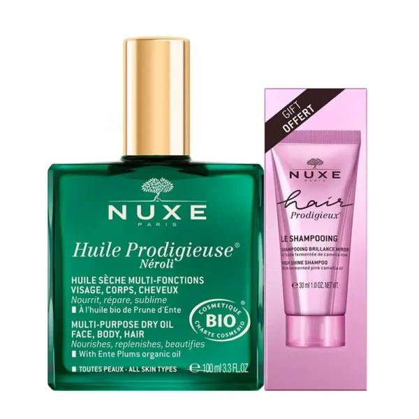 NUXE HUILE PRODIGIEUSE NÉROLI DRY OIL + Gift, EAN 3264680039355