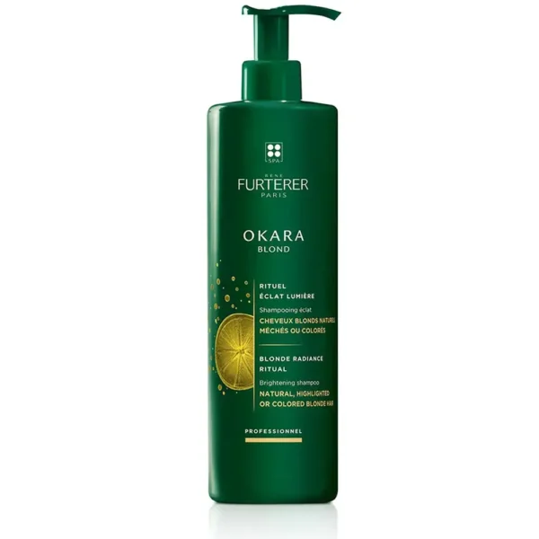 RENE FURTERER OKARA BLOND Professional Brightening Shampoo 600 ml, EAN 3282770114423