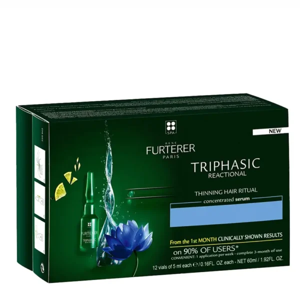 RENE FURTERER TRIPHASIC REACCIONAL Anti-Hair Loss Ampoules 12 x 5 ml, EAN 3282770395693