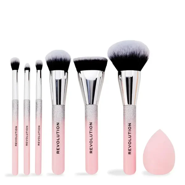 REVOLUTION MAKE UP GLAM UP BRUSH set 8 pcs