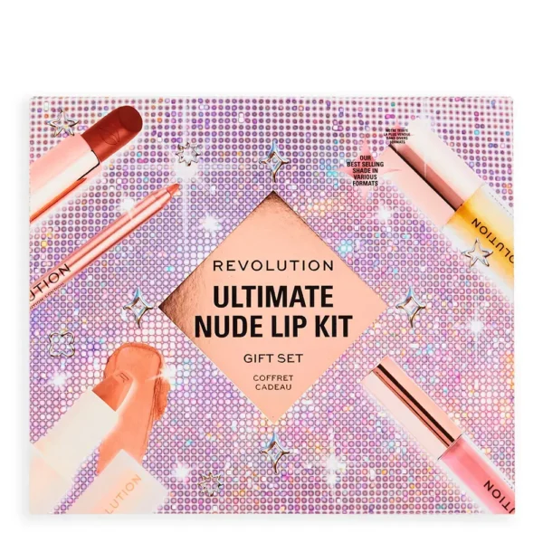 REVOLUTION MAKE UP ULTIMATE NUDE LIP KIT set 6 pcs