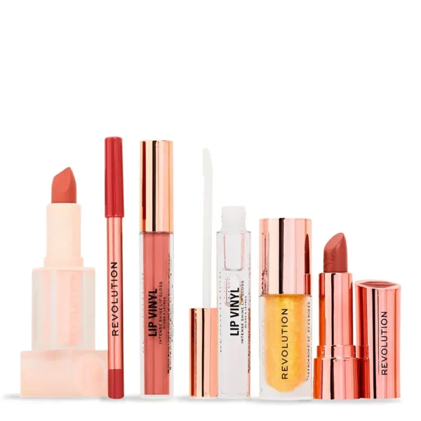 REVOLUTION MAKE UP ULTIMATE NUDE LIP KIT set 6 pcs