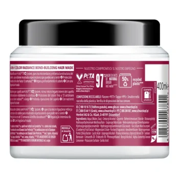 SCHWARZKOPF GLISS COLOR RADIANCE Bond-Building Hair Mask 400 ml