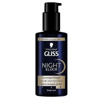 SCHWARZKOPF GLISS NIGHT ELIXIR Serum for Heavily Damaged Hair 100 ml SCHWARZKOPF GLISS NIGHT ELIXIR Serum for Heavily Damaged Hair 100 ml, EAN 5410091767334
