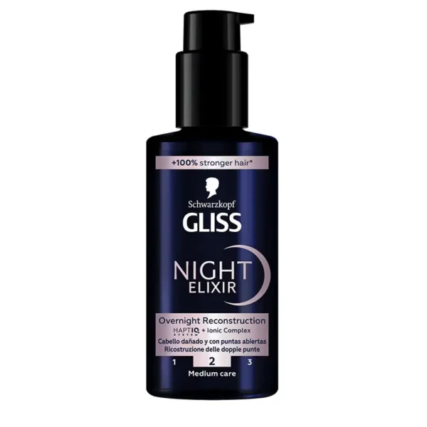 SCHWARZKOPF GLISS NIGHT ELIXIR Serum 100 ml, EAN 8015700168037