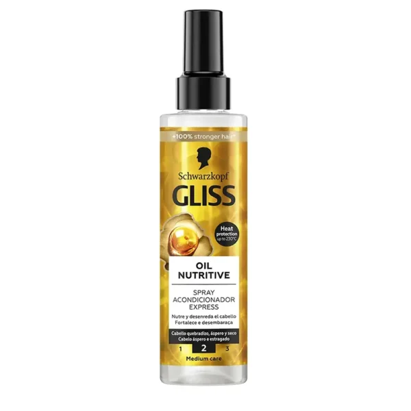 SCHWARZKOPF GLISS OIL NUTRITIVE Conditioner Spray 200 ml, EAN 8410436165648