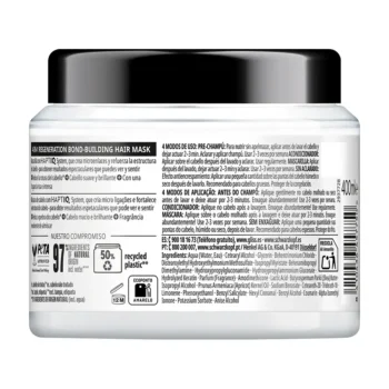 SCHWARZKOPF GLISS REGENERATING Bond-Building Hair Mask 400 ml