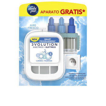AMBI PUR 3VOLUTION luftfräschare + refill #frisk luft 20 ml AMBI PUR 3VOLUTION luftfräschare + refill #frisk luft 20 ml