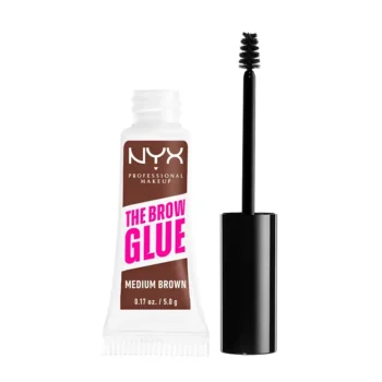 NYX PROFESSIONAL MAKE UP THE BROW GLUE Gel per sopracciglia #marrone medio, EAN 0800897233808