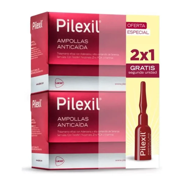 PILEXIL ANTI-HAIR LOSS AMPOULES promo 20 + 20 free 40 pcs, EAN 8430340063762