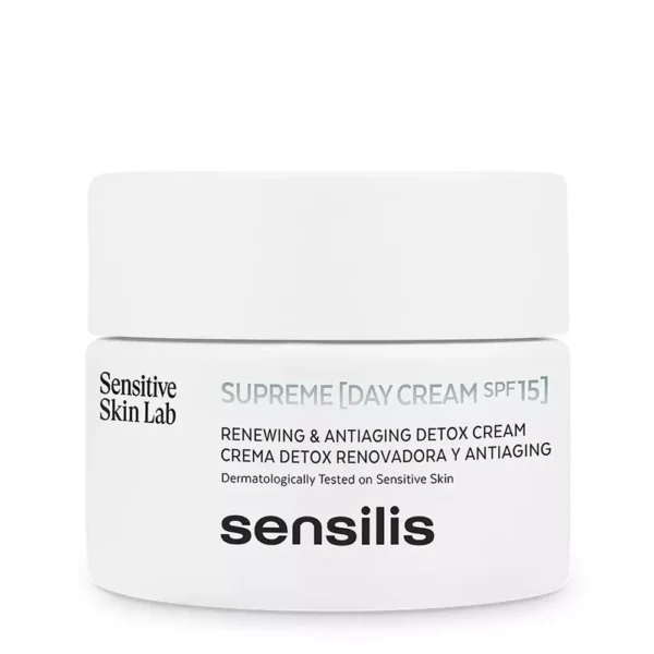 SENSILIS SUPREME Renewing and Antiaging Detox Cream SPF15+ 50 ml, EAN 8428749853909