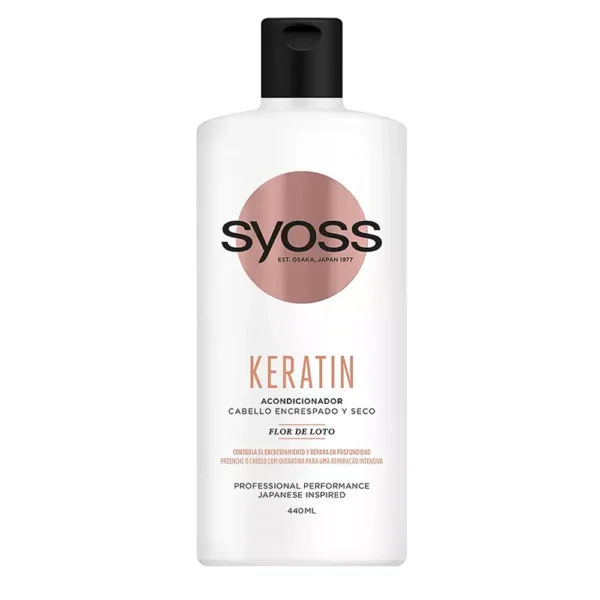 SYOSS KERATIN Conditioner for Frizzy and Dry Hair 440 ml, EAN 8410436365819