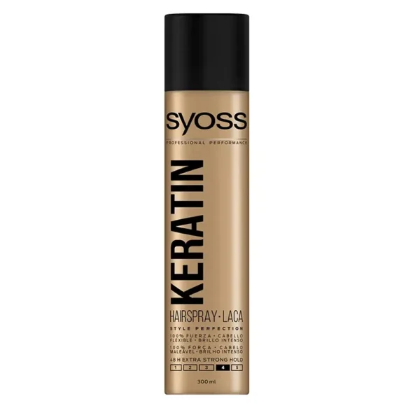 SYOSS KERATIN Hair Spray 300 ml, EAN 8410436465526