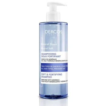 VICHY DERCOS Mineral Soft & Fortifying Shampoo for Frequent Use 400 ml, EAN 3337871322656
